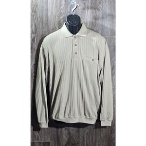 Oak Creek Mens Polo Shirt Long Sleeve Knit‎ Casual Shirt New